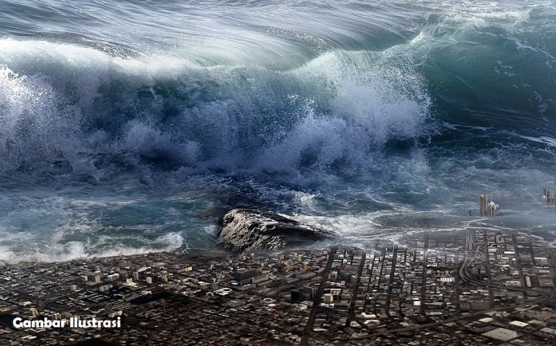 Tsunami Intai Pantai Selatan Jabar Setinggi 34 Meter