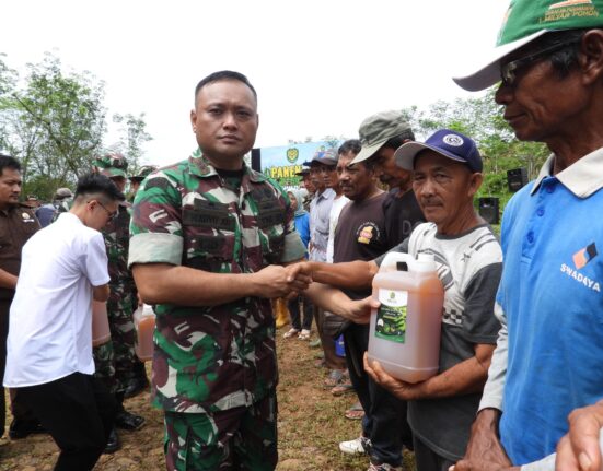 Kodim 0613 Ciamis Laksanakan Kegiatan Panen Raya Jagung