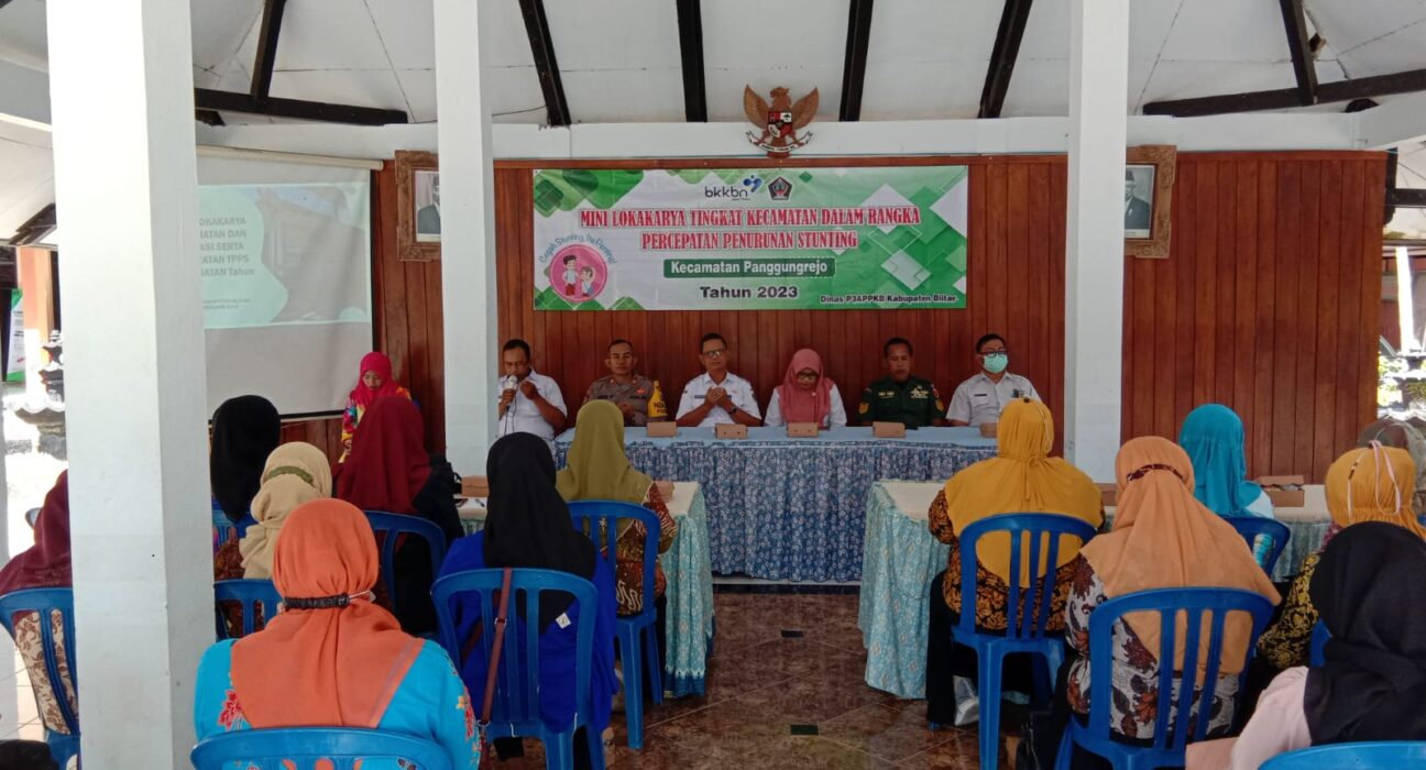 Bati Tuud Koramil Panggungrejo Hadiri Mini Lokakarya Tingkat Kecamatan
