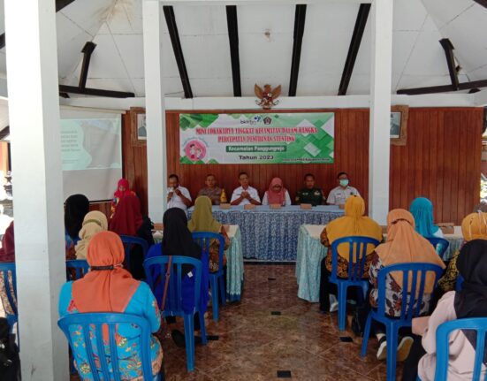 Bati Tuud Koramil Panggungrejo Hadiri Mini Lokakarya Tingkat Kecamatan