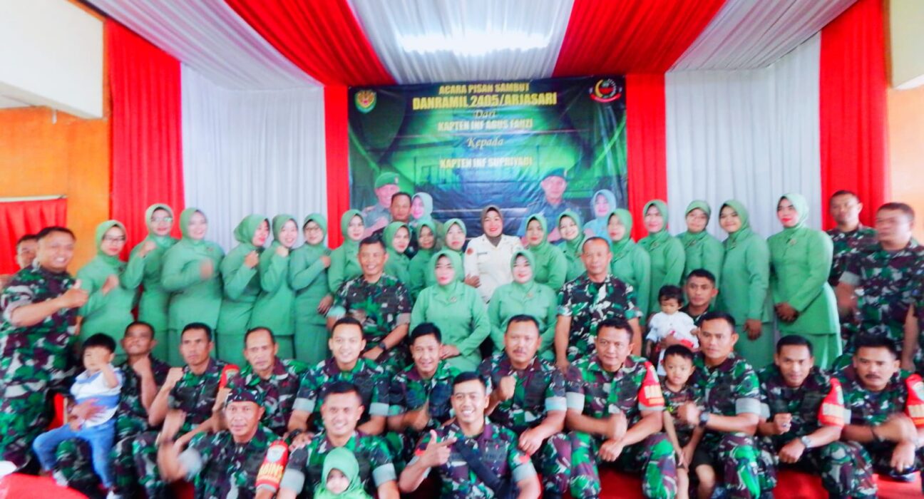 Pisah Sambut DANRAMIL 2405 Arjasari