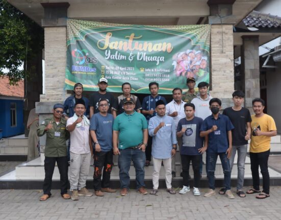 Badan Usaha Milik Desa Cicau Cikarang Pusat Menyantuni 110 Yatim Piatu Dan Dhuafa