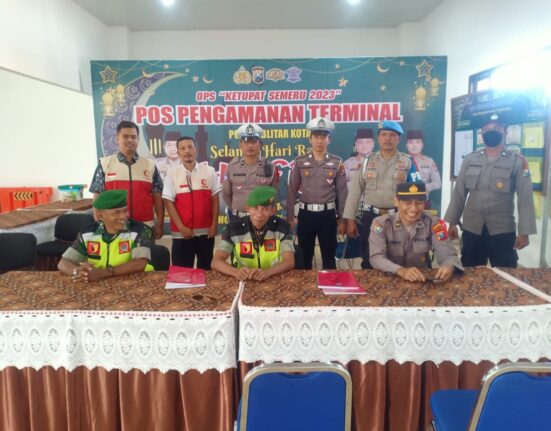 Bantu Kelancaran Arus Mudik Lebaran Tahun 2023, Anggota Kodim 0808/Blitar Lakukan Pengamanan Bersama