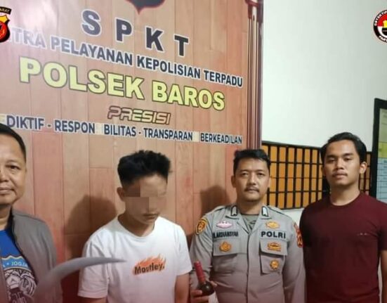 Bawa Sajam dan Miras, 7 Oknum Pelajar di Sukabumi Diamankan Patroli Polsek Baros
