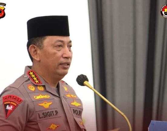 KAPOLRI  JENDRAL LISTYO SIGIT HADIRI JAMBORE NASIONAL KE 7 DI PERKEMAHAN KIARA PAYUNG KABUPATEN SUMEDANG JAWA BARAT