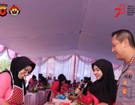 Dalam Rangka HKGB Ke-71, Bhayangkari Cabang Kota Bandung Gelar Lomba Masak