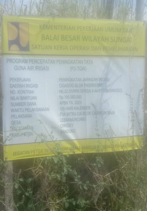 Carut Marutnya P3-TGAI Desa Lebak Muncang Oleh Kelompok Tani Caringin Pasir Kemir
