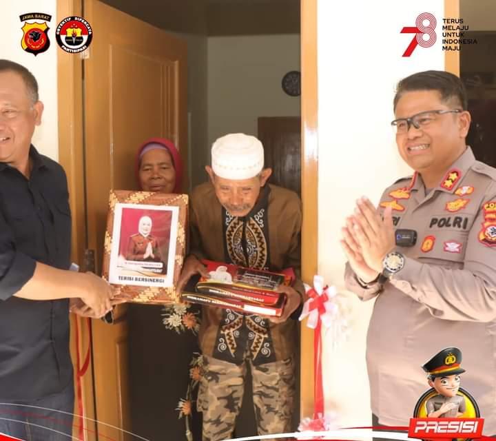 Polres Indramayu Resmikan Program Rumah Layak Huni di 12 Lokasi