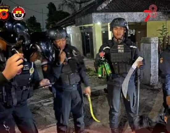Respon Aduan Warga, Tim Patroli Presisi Polres Sukabumi Kota Amankan Belasan Pemuda yang Akan Tawuran