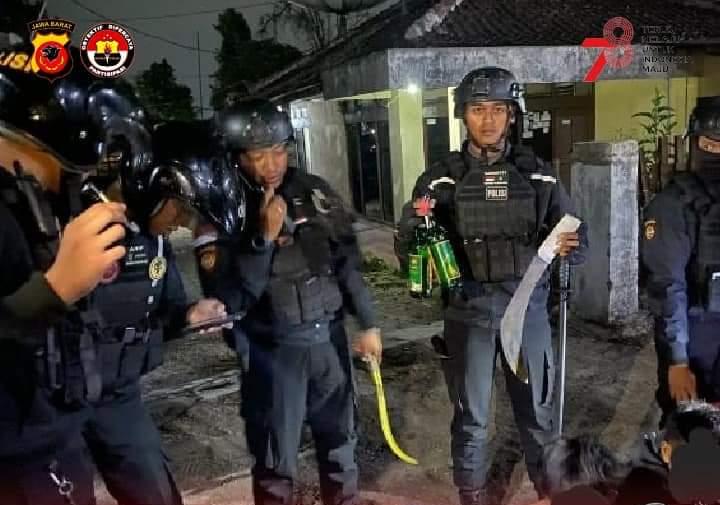 Respon Aduan Warga, Tim Patroli Presisi Polres Sukabumi Kota Amankan Belasan Pemuda yang Akan Tawuran