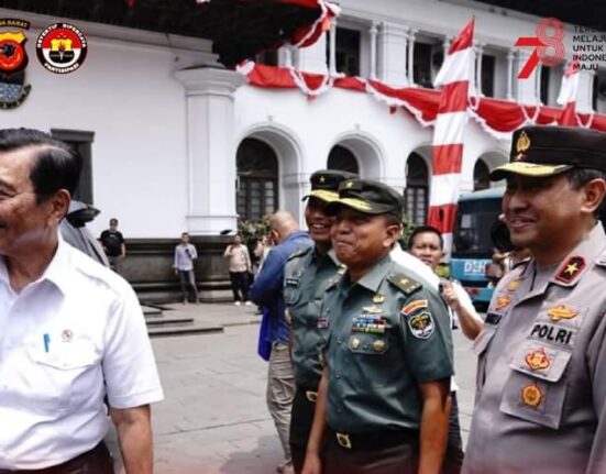 WAKAPOLDA JABAR MENGHADIRI UNDANGAN DARI MENKO MARVES RI PADA RAPAT KOORDINASI EVALUASI CAPAIAN PROGRAM PPK DAS CITARUM TA.2023