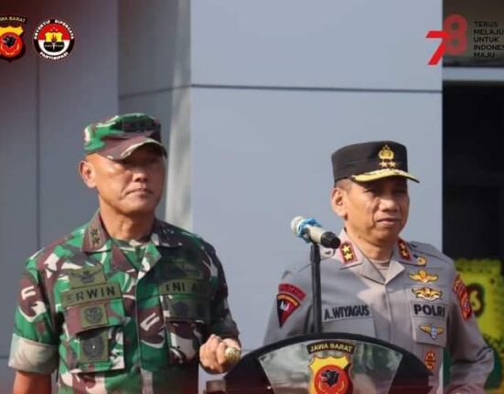 Kapolda Jabar Dan Pangdam III Siliwangi Pimpin Apel Kesiapan Operasi Tri Brata Jaya-2023 Dalam Rangka PAM Penyelenggaraan KTT Asean ke-43