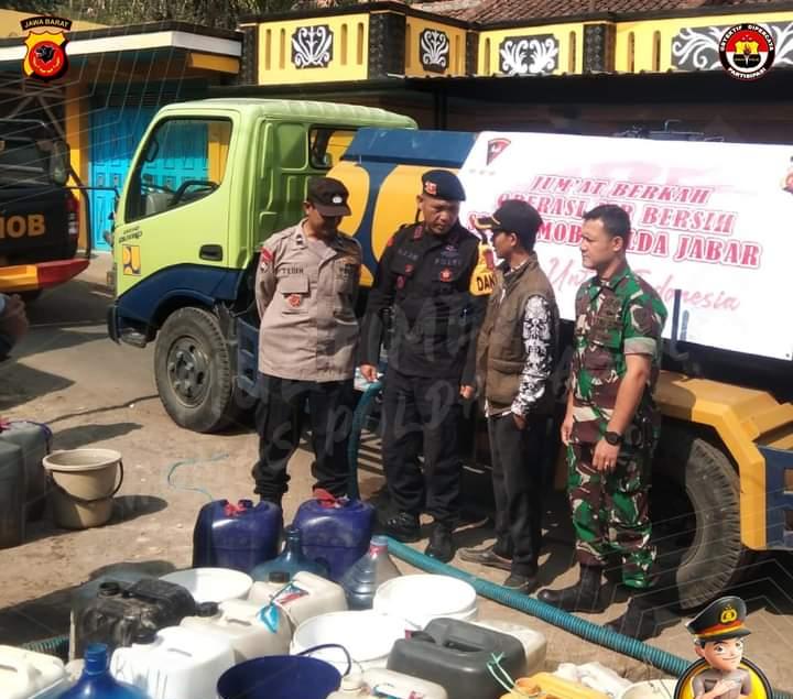 Polres Garut Kembali Salurkan Bantuan Air Bersih