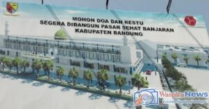 Pembangunan Revitalisasi Pasar Sehat Banjaran Mulai Di Pasang Paku Bumi
