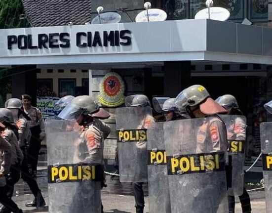 Polres Ciamis Sat Samapta Laksanakan Giat Latihan Dalmas