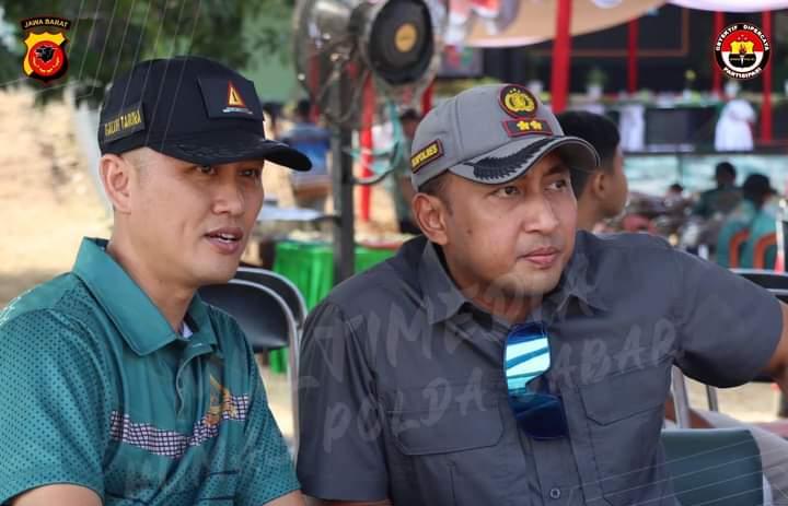 Polres Majalengka Hadiri Acara Reuni Paguyuban Galuh Taruna Di Yonif Raider 321