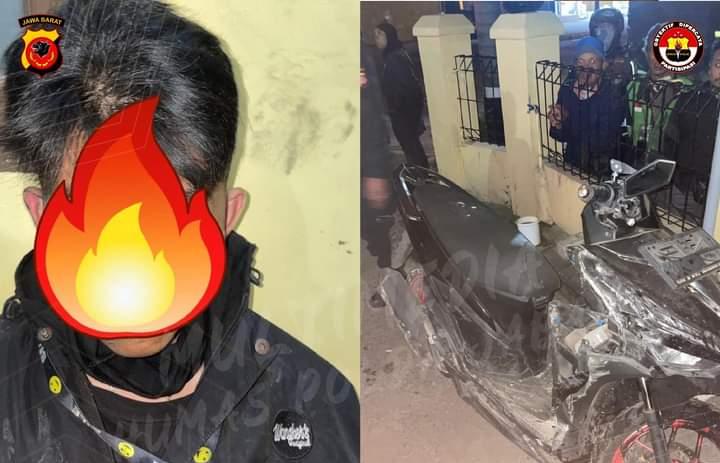Pelaku Begal Motor Berhasil Di Amankan Tim Patroli Presisi Polres Cimahi