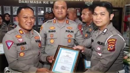 Polres Cirebon Kota Gelar Syukuran HUT Lalu Lintas Bhayangkara Ke-68