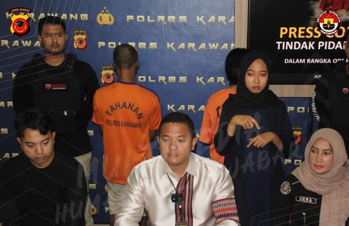 Tim Sanggabuana Polres Karawang Berhasil Tangkap 2 Pelaku Judi Online
