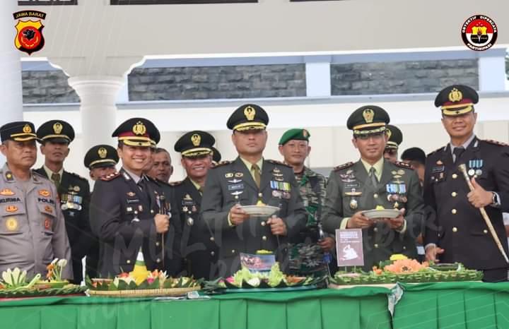Kapolres Ciamis Hadiri Upacara Hut TNI Ke-78
