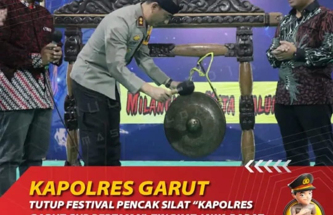 Kapolres Garut Tutup Festival Pencak Silat “Kapolres Garut Cup Pertama” Tingkat Jawa Barat