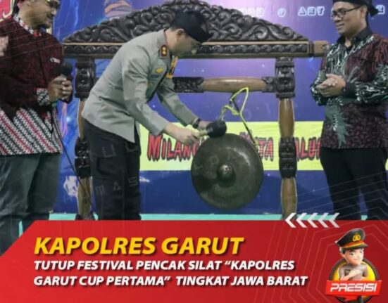 Kapolres Garut Tutup Festival Pencak Silat “Kapolres Garut Cup Pertama” Tingkat Jawa Barat