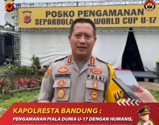 Kapolresta Bandung: Pengamanan Piala Dunia U-17 Dengan Humanis, Memperlihatkan Polisi Indonesia Yang Humble dan Ramah