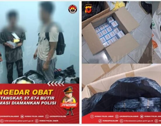 Satuan Reserse Narkoba (Satres Narkoba) Polres Indramayu jajaran Polda Jabar menangkap dua orang laki- laki