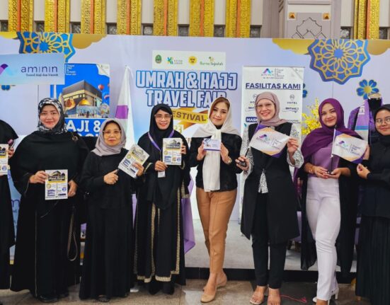 Aminin Travel Ikut Bagian Sukseskan Umrah dan Haji Travel Fair 2023.