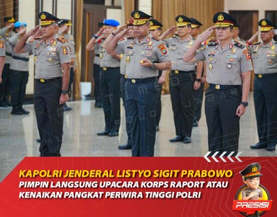 Kapolri Naikan Pangkat 45 Pati Polri, Ada Satu Polwan Jadi Jenderal