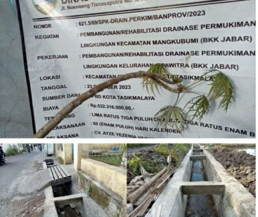 PEMBANGUNAN REHAB DRAINASE DI KOTA TASIKMALAYA DI DUGA ASAL JADI