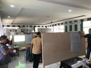 Waka Polresta Bandung AKBP MARULY PARDEDE, S.H. S.I.K., M.H. Pantau Kegiatan Rekapitulasi Perhitungan & Perolehan Suara Pemilu 2024