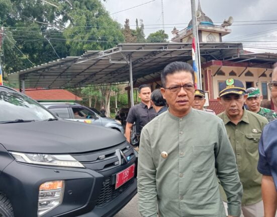 Bupati Bandung Ground Breaking RSUD Di Desa Sukawening