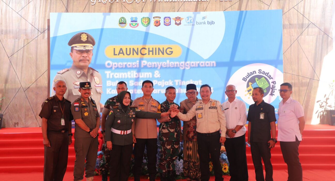Pj. Bupati Garut Luncurkan Operasi Trantibum Dan Bulan Sadar Pajak 2024