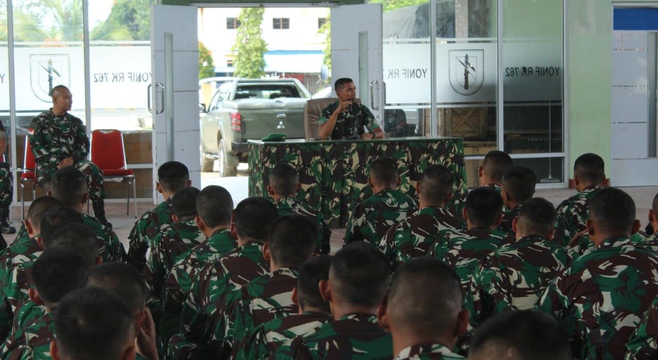 Keberhasilan 15 Bulan Menjaga Wilayah Rawan, Satgas Yonif 623 Mendapatkan Apresiasi dan Arahan Dari Kolakops 181/PVT