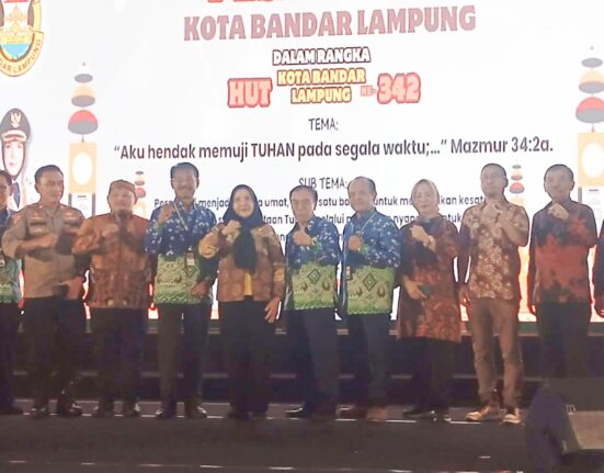 Walikota Bandar Lampung Eva Dwiana, Sampaikan Pentingnya Kerukunan Umat Beragama Dalam Acara Pesparawi