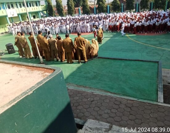 Ratusan Siswa-Siswi Antusias Ikuti Kegiatan MPLS Di Hari Pertama Dengan Semangat