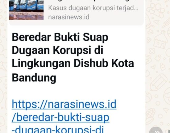 DIDUGA ASN RAMPAS HAK KARYAWAN DISHUB KOTA BANDUNG