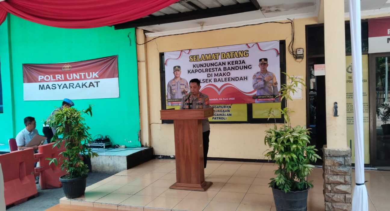 Kapolresta Bandung Kunker Ke Mako Polsek Baleendah