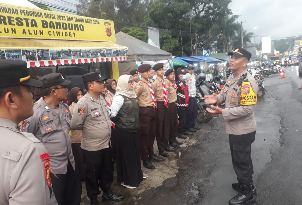 Pos PAM Lilin Lodaya Nataru 2025 / 2026 Polsek Pasirjambu, Kabupaten Bandung
