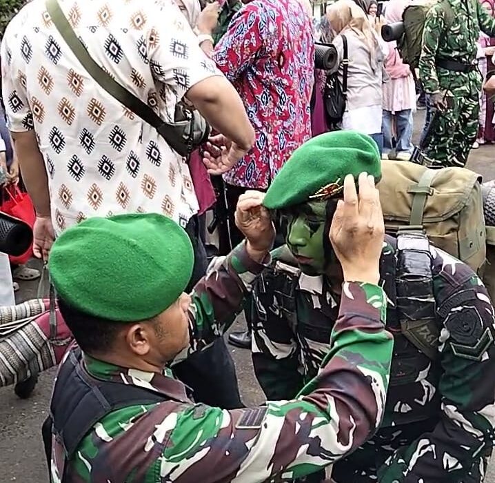 Pembaretan sekaligus Penutupan Kejuruan Infantri Prajurit TNI AD Berjalan Lancar