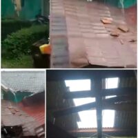 Hujan Angin di Banjaran: Tiga Atap Rumah Rusak Akibat Fenomena Downburst