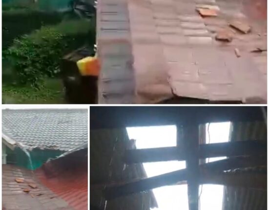 Hujan Angin di Banjaran: Tiga Atap Rumah Rusak Akibat Fenomena Downburst