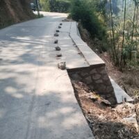 Pembangunan TPT di Jalan Legokkole Rawabogo Disorot Warga, Selesai Tanpa Papan Informasi Proyek