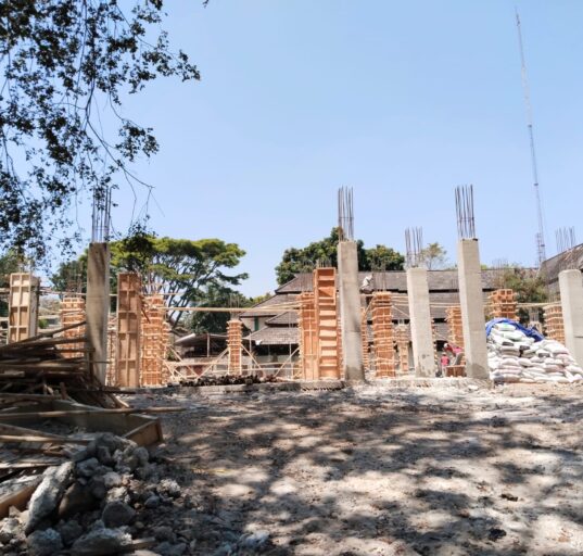 Abaikan Keselamatan Kerja dan Mutu Material, Proyek Gedung Diskominfo Kab. Bandung Disoal