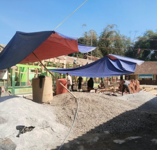 SDN Rancakole 04 Arjasari Mulai Proyek Revitalisasi Sekolah Senilai Rp1,14 Miliar
